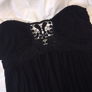 Lace Detail Tube Top